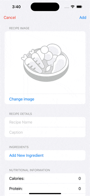 Cookbook App