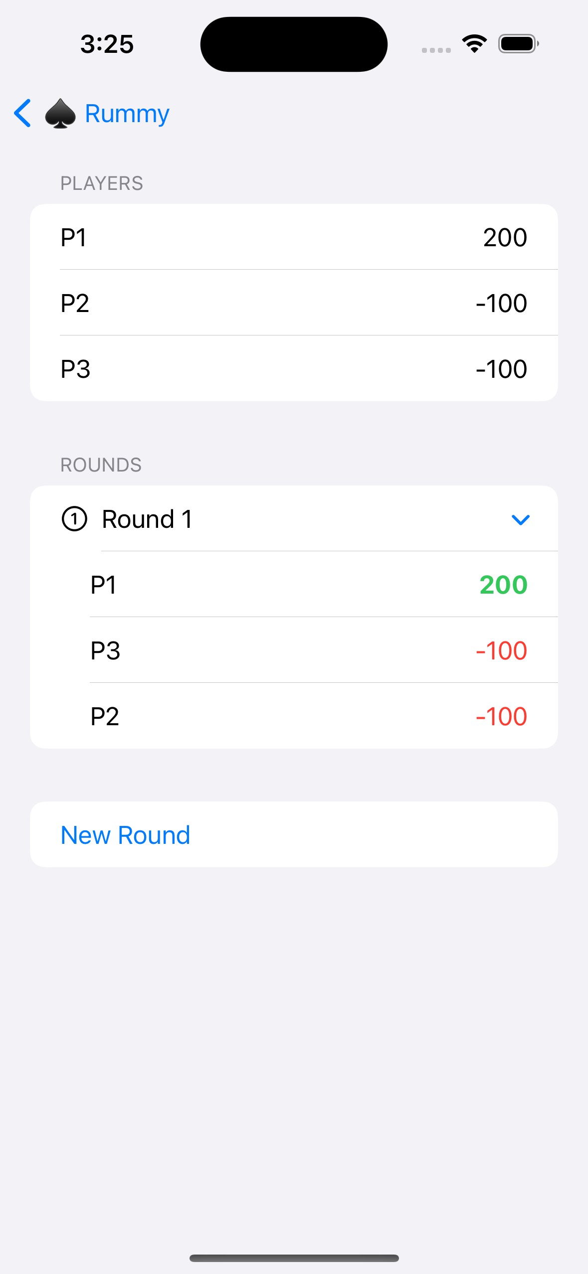Game Info View